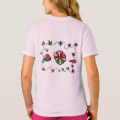 Folk Retro Quaint en Happy Art T-Shirt (Achterkant)