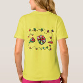 Folk Retro Quaint en Happy Art T-shirt (Achterkant)