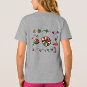 Folk Retro Quaint en Happy Art T-Shirt (Achterkant)