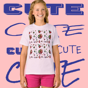 Folk Retro Quaint en Happy Art T-Shirt