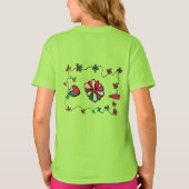 Folk Retro Quaint en Happy Art T-Shirt (Achterkant)