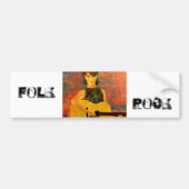 Folk Rock Bumpersticker (Voorkant)