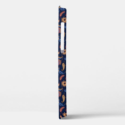 Folk Rustic Floral Case-Mate iPhone Case (Achterkant / Links)