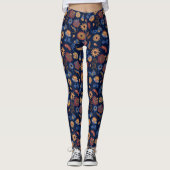 Folk Rustic Floral Leggings (Voorkant)
