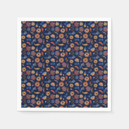 Folk Rustic Floral Servet