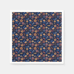 Folk Rustic Floral Servet