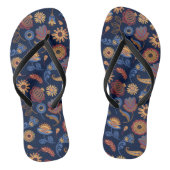 Folk Rustic Floral Teenslippers (Voetbed)