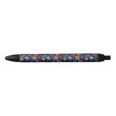 Folk Rustic Floral Zwarte Inkt Pen (Voorkant)