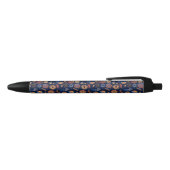 Folk Rustic Floral Zwarte Inkt Pen (Bovenkant)