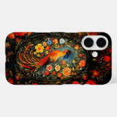 Folk schilderij vogel Case-Mate iPhone case (Achterkant (horizontaal))