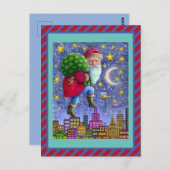 FOLK ST. BEELDSCHERM OP ROOFTOPS MET TANKJE BRIEFKAART (Voorkant / Achterkant)