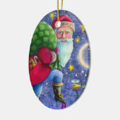 FOLK ST. BEELDSCHERM OP ROOFTOPS MET TANKJE KERAMISCH ORNAMENT (Links)