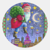FOLK ST. BEELDSCHERM OP ROOFTOPS MET TANKJE RONDE STICKER (Voorkant)