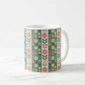 Folk Stripes Pattern Coffee Mok (Voorkant rechts)
