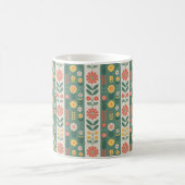 Folk Stripes Pattern Coffee Mok (Center)