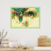 Folk Tales of Bengal ~ Fine Art Poster (Keuken)