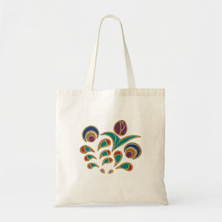 Folk Tulip Tote Bag