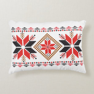 Folk Weave Accent Kussen