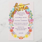 Folkart Bloemenfeest Trouwuitnodiging Boda (Voorkant)