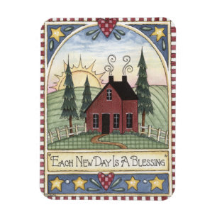 Folkart Elke Nieuwe Dag is een Zegen Magneet