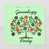 Folkart Family Tree Vergaderingen Kaart (Voorkant / Achterkant)