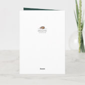 Folkbloem Birthday wenskaart Kaart (Achterkant)