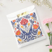 Folkbloemen patroon bedankzakje (Gezegeld)