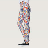 Folkbloemen patroon leggings (Links)