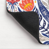 Folkbloemen patroon muismat (Hoek)