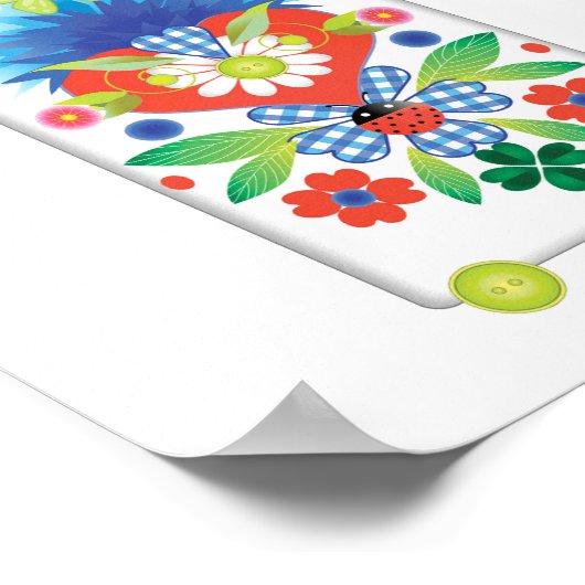 FolkFest Cafetiere Poster (Hoek)