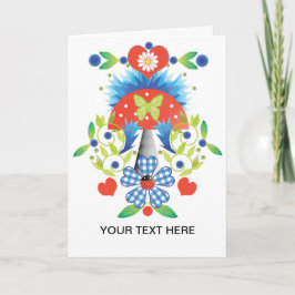 Folkfest Wenskaart Kaart