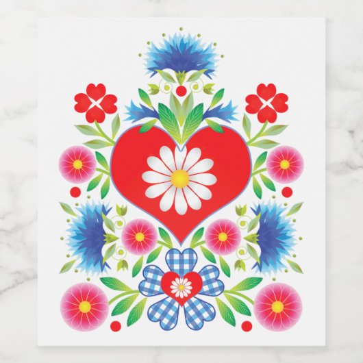 FolkFest Wijn Etiket (Enkel label)