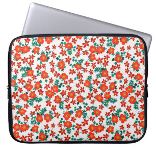 folkflorale achtergrond. Naadloze vintage p Laptop Sleeve