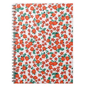  folkflorale achtergrond. Naadloze vintage p Notitieboek