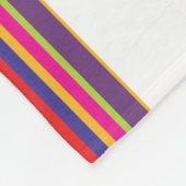 Folklore bloemen, mengsel van kleuren 3 fleece deken (Hoek)