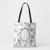 Folklore Bloemen | Voeg naam, monogram, tekst CADO Tote Bag (Voorkant)