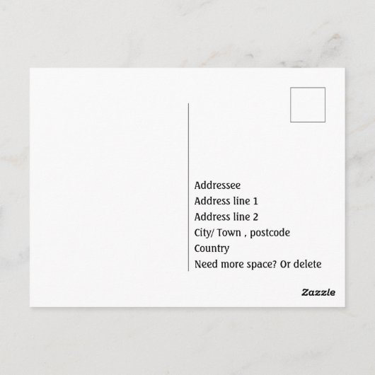 Folklore bloemen Wycinanki zwart Briefkaart (Achterkant)