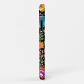 Folklore bloemen Wycinanki zwart Case-Mate iPhone Case (Achterkant/rechts)
