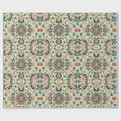 Folklore Charm: Ambachtelijke Folk Art Wrapping Pa Cadeaupapier (Vlak)