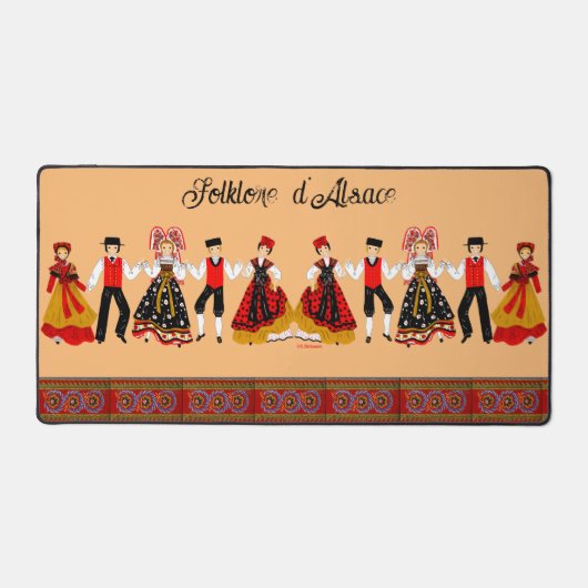Folklore d'Alsace en farandoles, Frankrijk Bureaumat (Voorkant)