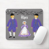 Folklore de Alpes, Frankrijk Muismat (Met muis)