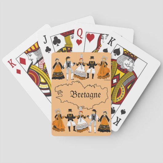 Folklore de Bretagne, Frankrijk Pokerkaarten (Achterkant)