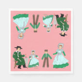 Folklore de CENTRE, Frankrijk Servet (Voorkant)