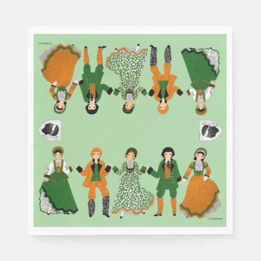 Folklore de Corse, Frankrijk Servet (Voorkant)