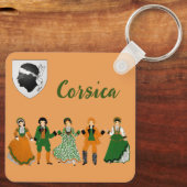 Folklore de CORSE Sleutelhanger (Achterkant)