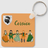 Folklore de CORSE Sleutelhanger (Achterkant)