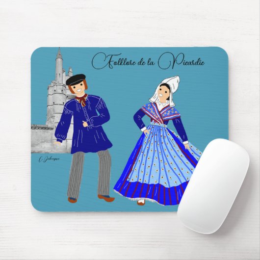 Folklore de la Picardie, Frankrijk Muismat (Met muis)