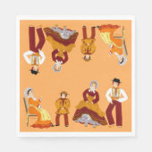 Folklore de Lorraine, Frankrijk Servet (Voorkant)