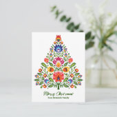 Folklore Enchantment: een op Lowicz geïnspireerde Briefkaart (Staand voorkant)