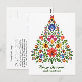 Folklore Enchantment: een op Lowicz geïnspireerde  Briefkaart